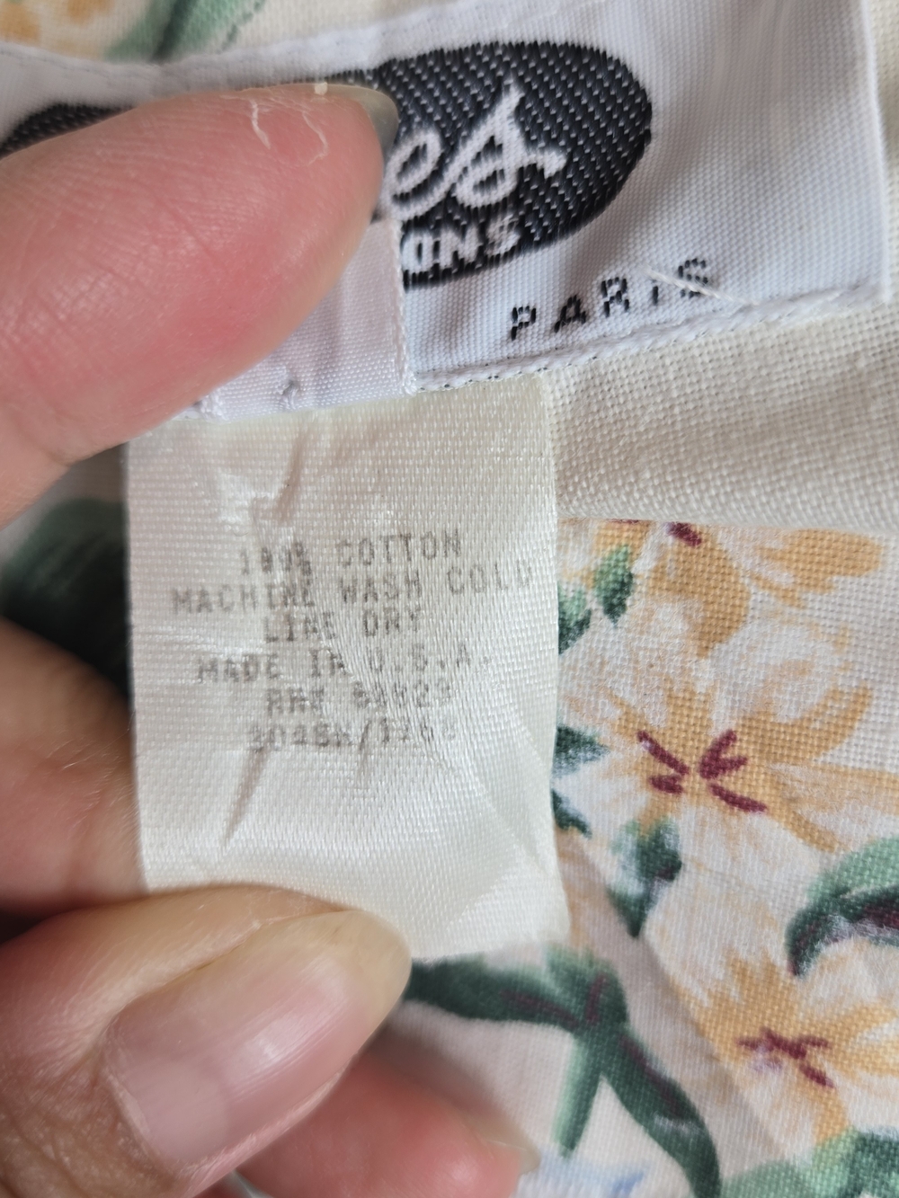 Vintage Clues Garden Floral Cottagecore Prairie Midi Dress Romantic Boho Size 8 - Picture 10 of 10